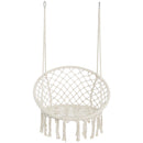 Macrame Hanging Hammock Chair, Rope Swing For Indoor And Outdoor Use by HouseOfZazla
