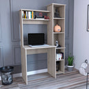 Versalles Writing Desk, Two Superior Shelves, Five Cubbies - Light
