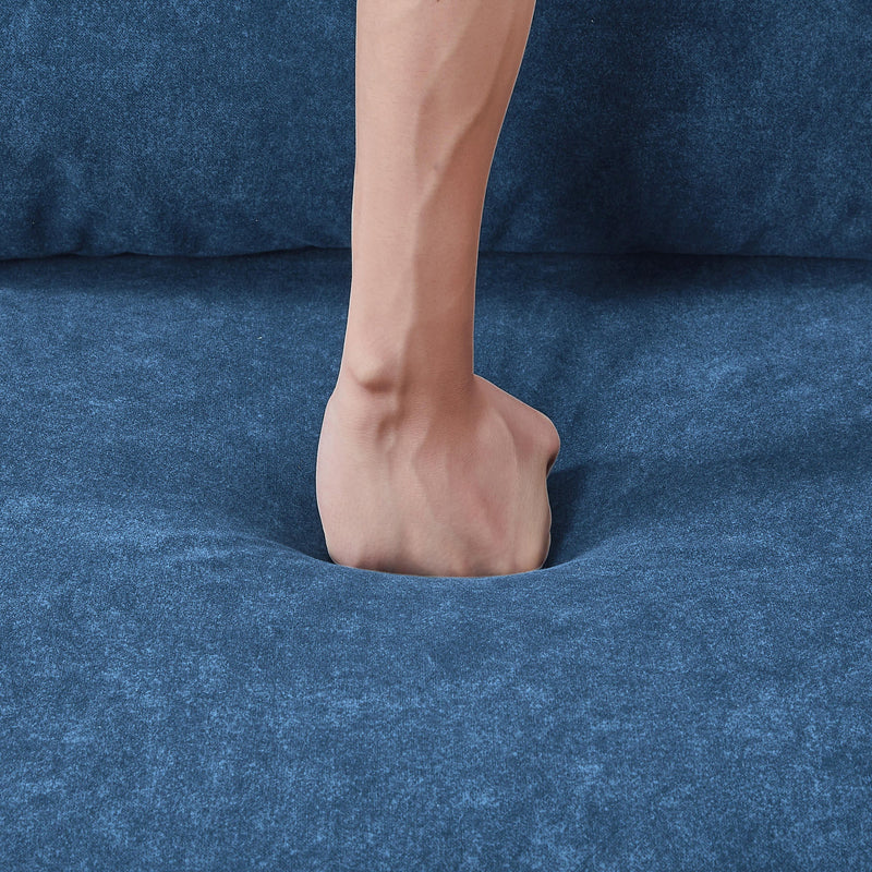 55.1" Pull Out Sleep Sofa Bed Loveseats Sofa Couch with Adjustable Backrest, Storage Pockets, 2 Soft Pillows, USB Ports for Living Room, Bedroom, Apartment, Office, Blue