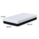 Copper Lux - 12" Soft Memory Foam Mattress With Phase Change Cooling Fabric
