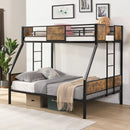 Modern Metal Bunk Bed With Dual Side Ladder And Metal Desig by Unique Piece Furniture