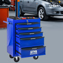 Rolling Metal Tool Chest With Drawers, Steel Storage Cabinet With Ball Bearing Slides by HouseOfZazla