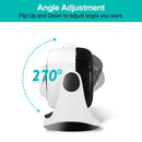 Table Desktop Fan Air Circulator Office Fan with 2 Speeds 270¡ Adjustable Head USB Plug Play for Room Office Kitchen Office