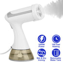 1500W Garment Steamer Portable Handheld Fabric Steamer with Lint Brush Removable 350ML Water Tank Wet Dry Ironing for Home Travel Office