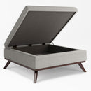 Owen - Multifunctional Square Coffee Table Storage Ottoman by HouseOfZazla