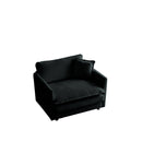 Comfy Deep Single Seat Sofa Upholstered Reading Armchair