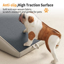 (UPGRADED) Dog Stairs for Small Dogs and Cats, Foldable 2-in-1 Wooden Pet Steps by HouseOfZazla
