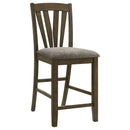Maxine - 5 Piece Counter Height Dining Set - Brown by HouseOfZazla