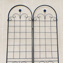 Metal Garden Trellis For Climbing Plants Outdoor Rustproof Plant Support Rose Trellis Netting Trellis by HouseOfZazla