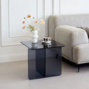 Modern Transparent Tempered Glass Sidetable by HouseOfZazla