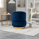 360 Degree Swivel Cuddle Barrel Accent Storage Chairs, Round Armchairs with Wide Upholstered, Fluffy Velvet Fabric Chair for Living Room, Bedroom, Office, Waiting Rooms