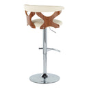 Adjustable Swivel Bar Stools Mid Century Modern Set by Unique Piece Furniture