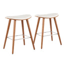 Saddle - Contemporary Counter Stool (Set of 2) by Unique Piece Furniture
