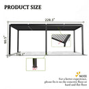 Premium Louver Pergola Aluminium Frame & Louvers by Unique Piece Furniture