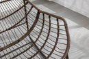Outdoor Rattan Rocking Chair with Padded Cushion by HouseOfZazla