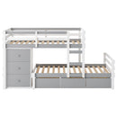 Loft Bunk Bed With Drawers And Ladder