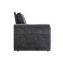 3 In 1 Convertible Sleeper Sofa With Nailhead Trim & Rolled Arm by HouseOfZazla