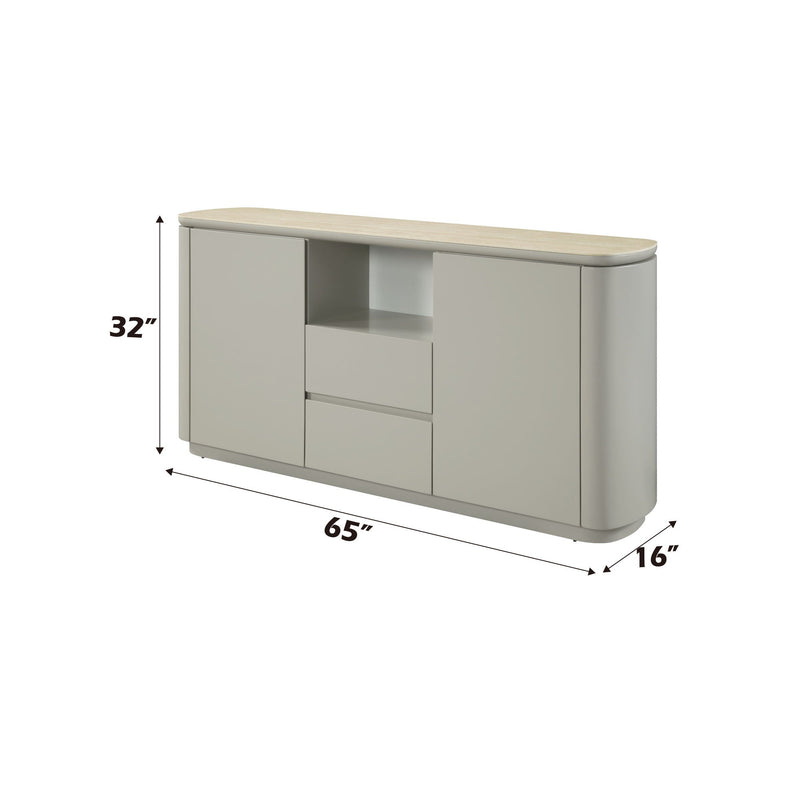 Ingram - Ceramic Top Server - Light Gray, photo 6 of 6