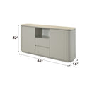 Ingram Ceramic Top Server - Light Gray by HouseOfZazla