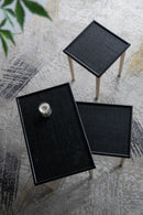 Side Tables (Set of 3) - Black / Gold by Unique Piece Furniture