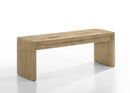 Magnus - Wide Dining Bench - Wooden Oak by HouseOfZazla