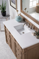 James Martin Bristol 48" Single Bathroom Vanity, Whitewashed Walnut