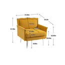 Accent Chair, Living Room Chair / leisure single sofa with acrylic feet