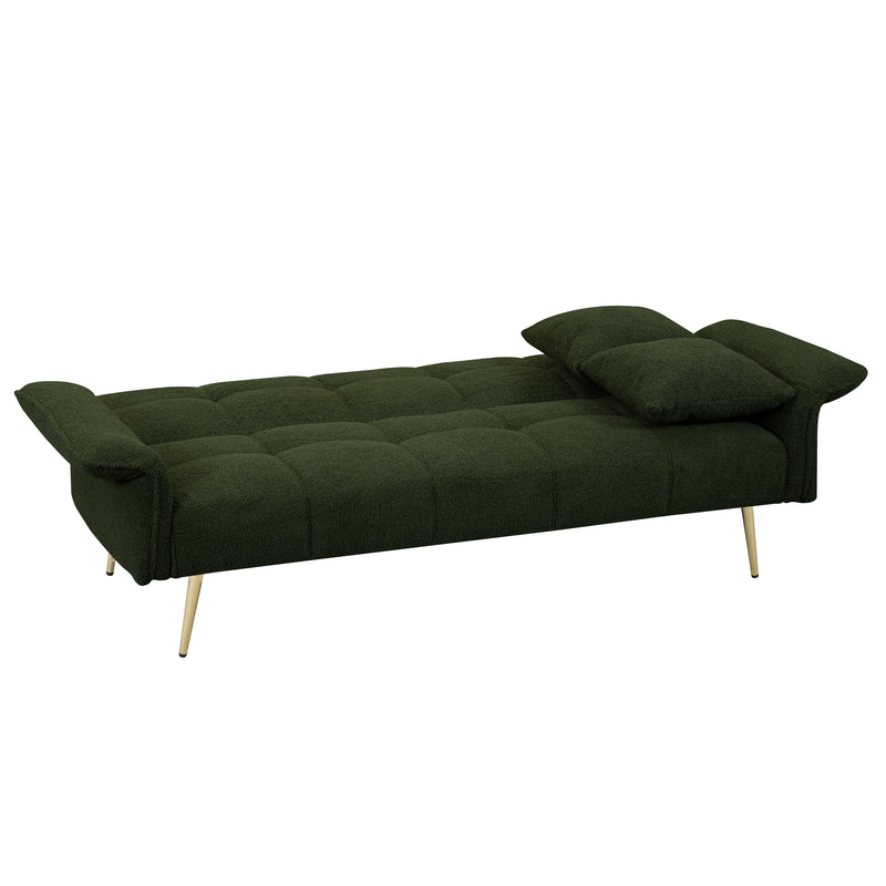 Walker Edison | Chenille Convertible Sofa Bed