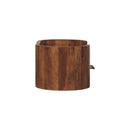 Solid Wood Valencia Curve Wall Bedside