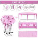 10'x20' EZ Pop Up Canopy Outdoor Portable Party Folding Tent with 6 Removable Sidewalls by HouseOfZazla