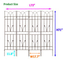 Metal Garden Trellis Rustproof For Climbing Plants Outdoor Flower Support by Unique Piece Furniture