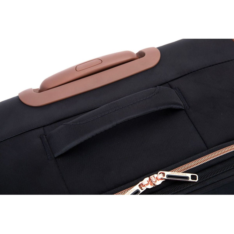 4-Piece Set (16/20/24/28), Softshell Suitcase Spinner Wheels Terylene Luggage Sets Carry On Suitcase Luggage Lightweight Durable Suitcase Black