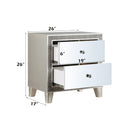 Sliverfluff - Mirrored Nightstand - Champagne by HouseOfZazla