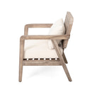 Outdoor Acacia Wood Patio Club Chair by HouseOfZazla