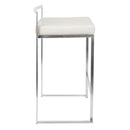 Fuji - Contemporary, Stackable Elegant Counter Stool (Set of 2) by HouseOfZazla