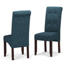 Cosmopolitan - Deluxe Tufted Parson Upholstered Chair (Set of 2) by Unique Piece Furniture