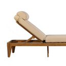 TOPMAX Acacia Wood Chaise Lounge by HouseOfZazla