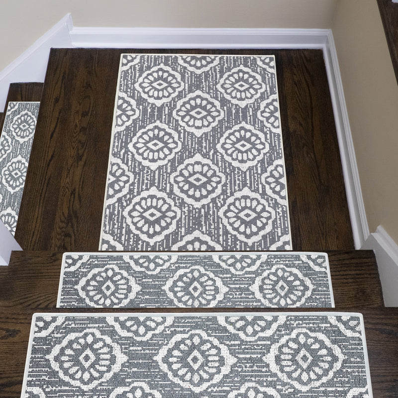 Sussexhome Flower Collection 2 x 3 Foot Heavy Duty Low Pile  Landing Rug Runner