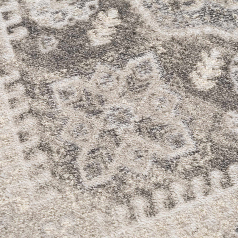Brend Taupe Medallion Area Rug - Clearance