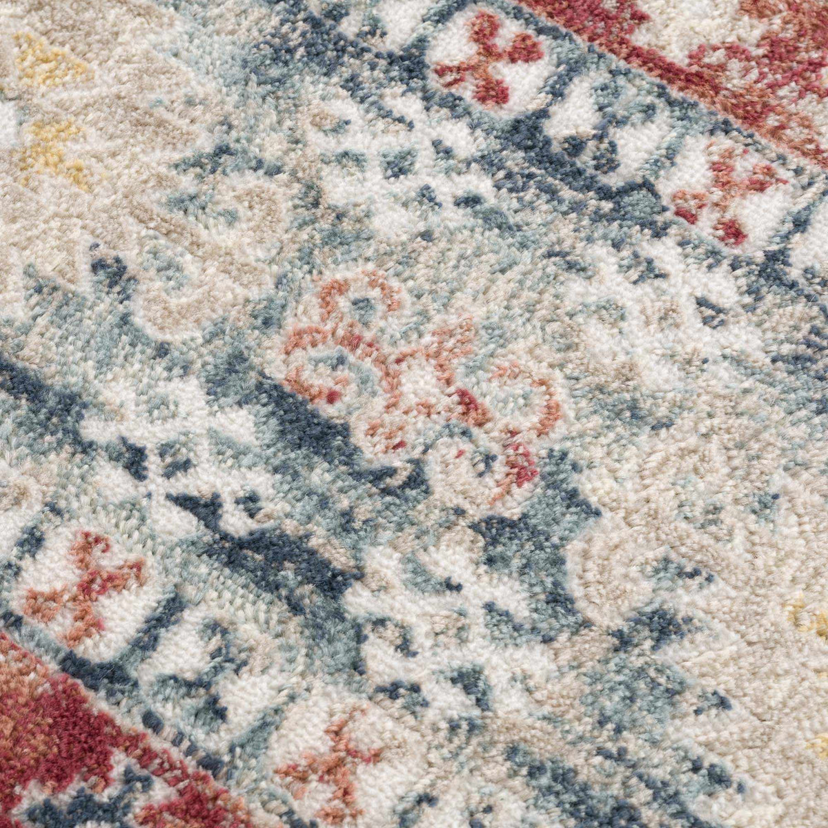 Bindi Blue & Rose Area Rug, photo 10 of 14