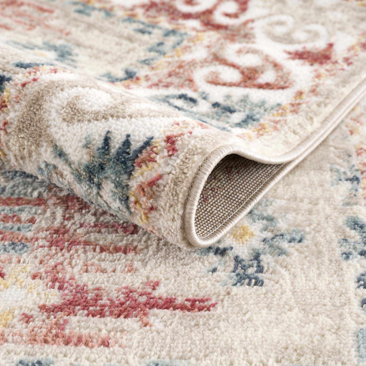 Bindi Blue & Rose Area Rug, photo 6 of 14