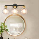 Modern 3-light Bubbled Glass Vanity Light by DirectDeals