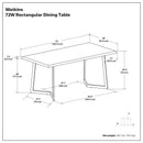 Watkins - Sturdy Dining Table by HouseOfZazla