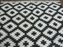 4' X 6' Hand Woven Wool Rug Contemporary Kilim Dhurrie Modern Oriental Area Rug