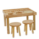 Sensory Table for Toddlers 1-3 with 2 Chairs