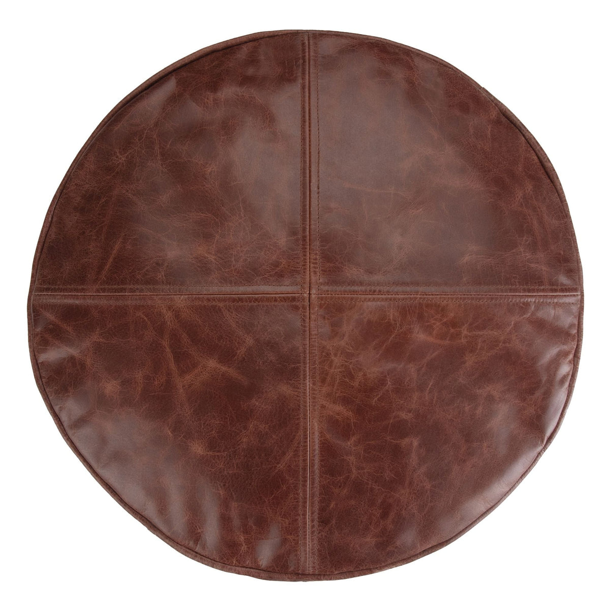Connor - Handcrafted Round Pouf, photo 20 of 24