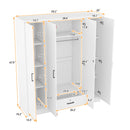 4 Door Wardrobe With 1 Drawer by HouseOfZazla