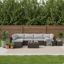 Wicker Sectional Seating Group With Cushions by Unique Piece Furniture