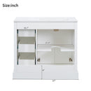 Bathroom Vanity With Sink, Soft-Close Doors, Adjustable U-Shelf, 3 Drawers by HouseOfZazla