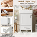 Bathroom Vanity With Sink, Frame And Drawer by HouseOfZazla